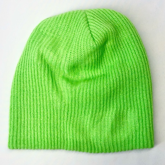 DC Shoes Beanie Hat Neon Green Adult One-Size-Fits-All - Picture 3 of 9